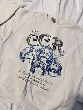 Creedence Clearwater Revival CCR 1972 Concert Sweatshirt